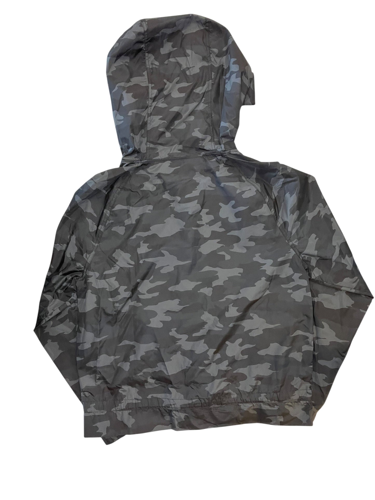 Athletic Jacket By Apana In Camouflage Print, Size:M