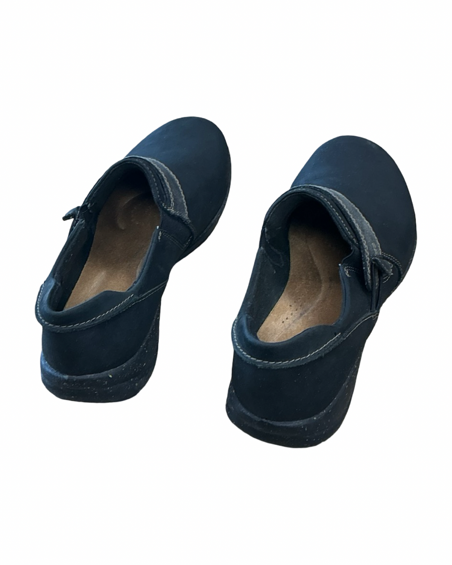 Shoes Flats By Clarks In Black, Size:8