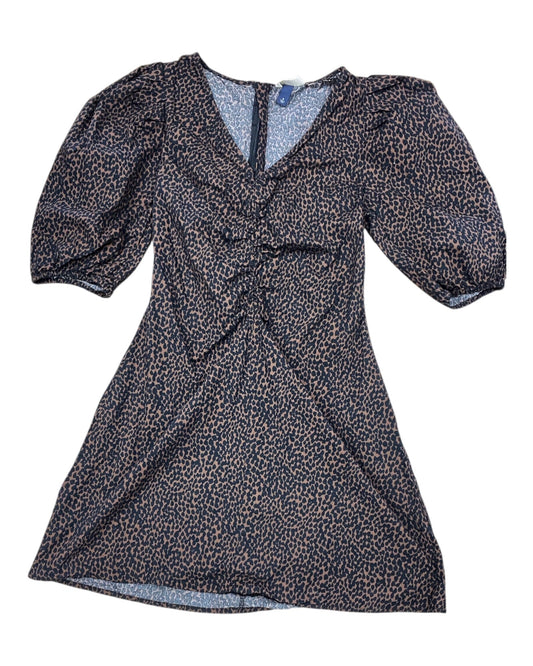 Dress Casual Midi By Universal Thread In Animal Print, Size:8