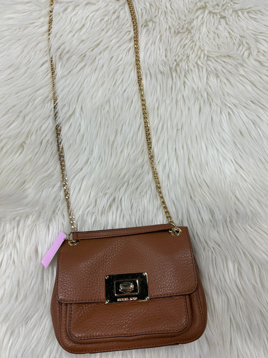 Crossbody Designer By Michael Kors In Brown, Size:Small