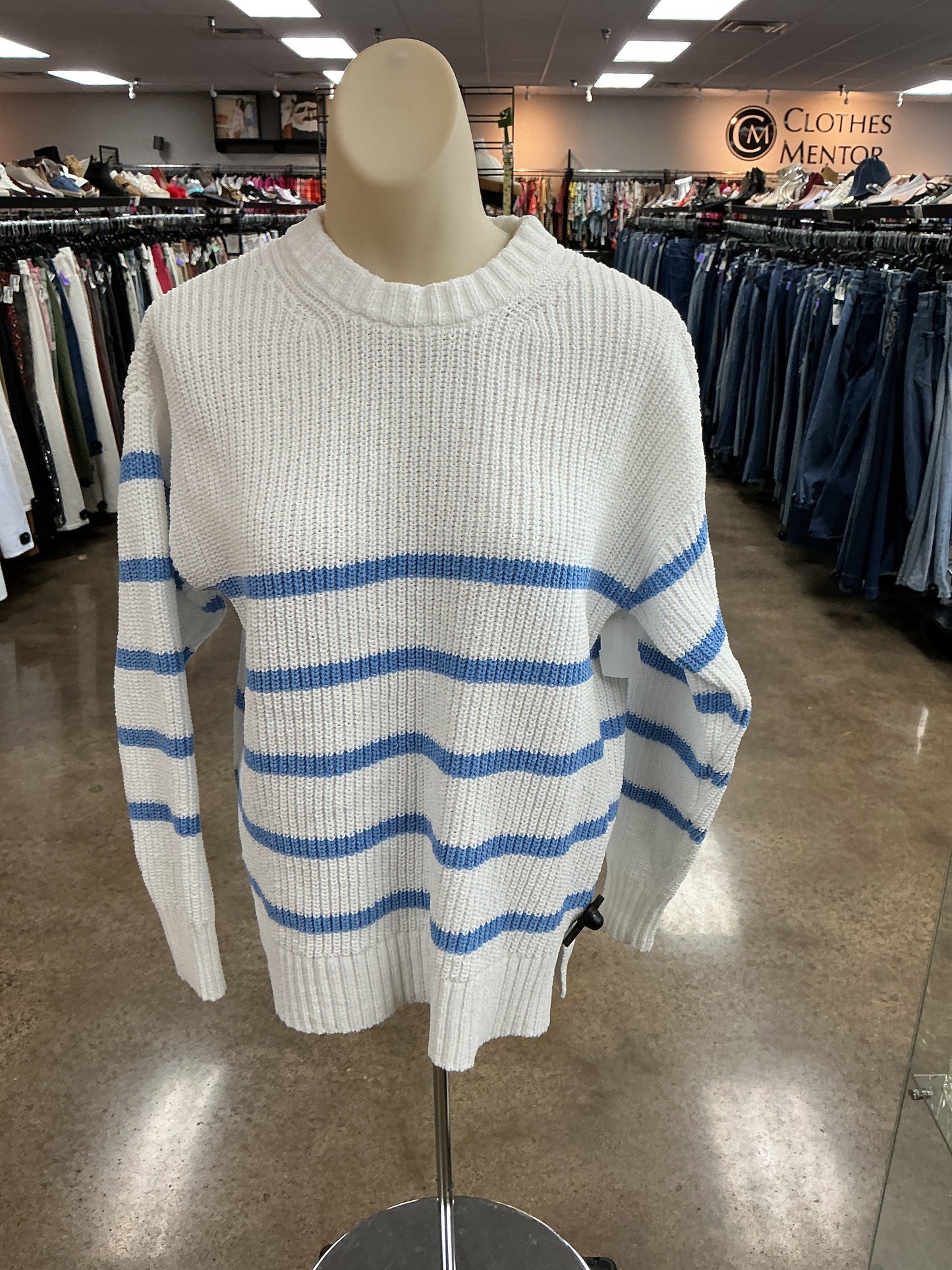 Sweater By Time And Tru In White, Size:Xs