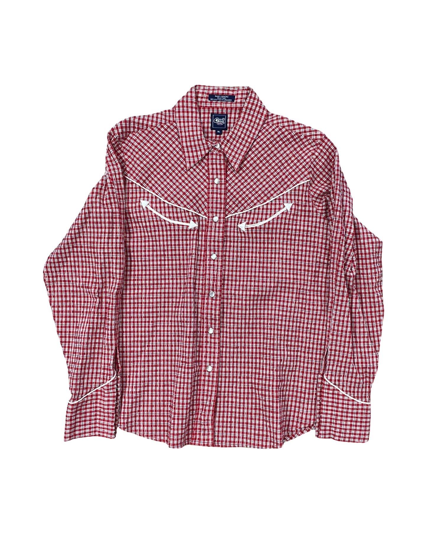Blouse Ls By Clothes Mentor In Red, Size:Xl