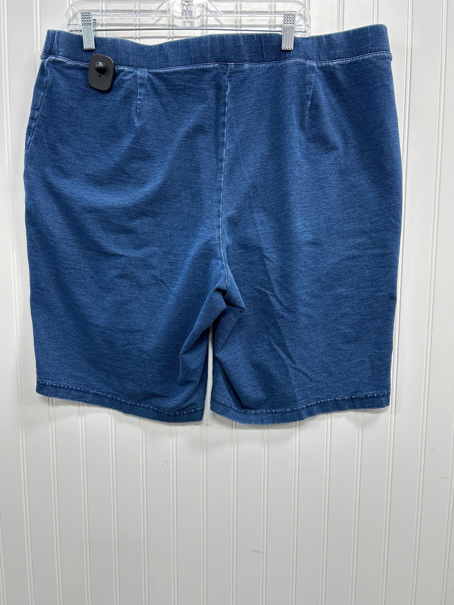 Shorts By Pure Jill In Blue Denim, Size:2X