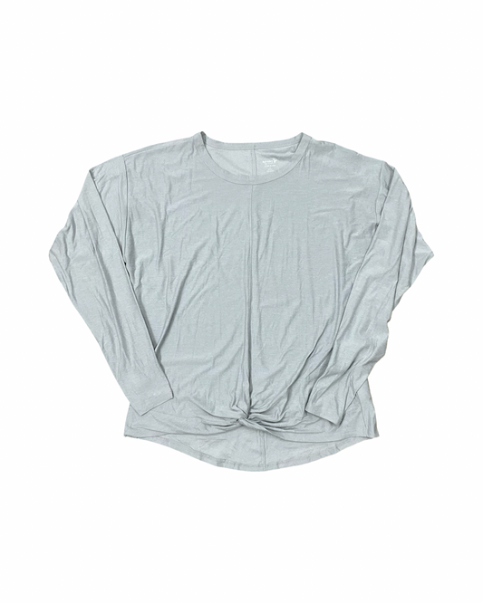 Athletic Top Ls Crewneck By Old Navy In Grey, Size:S