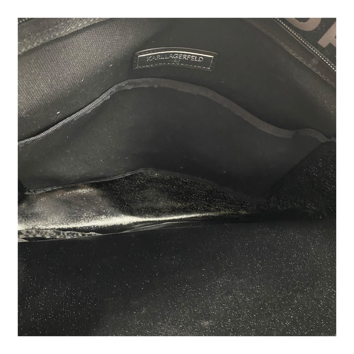 Tote Designer By Karl Lagerfeld In Black, Size:Medium