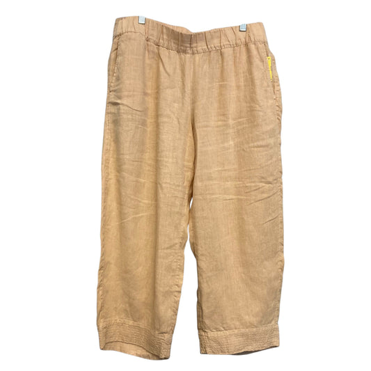 Pants Linen By Pure Jill In Gold, Size:8