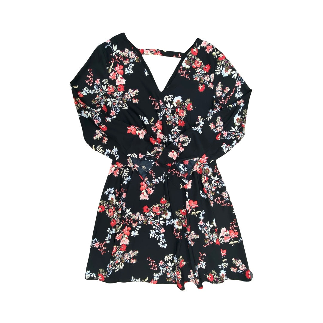 Dress Casual Midi By Loft In Floral Print, Size:Xs
