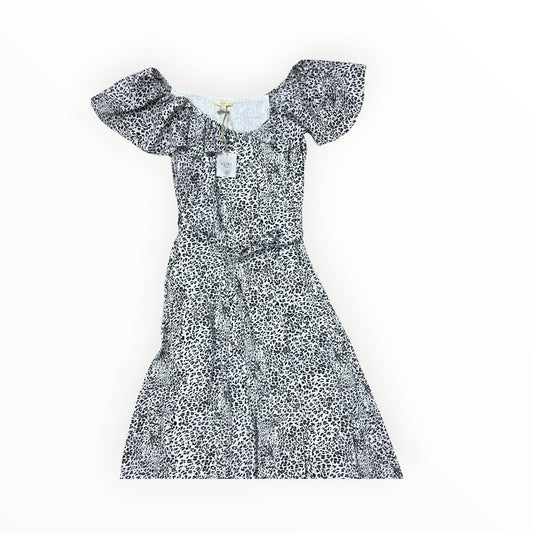 Dress Casual Midi By Kori America In Black & White, Size:L