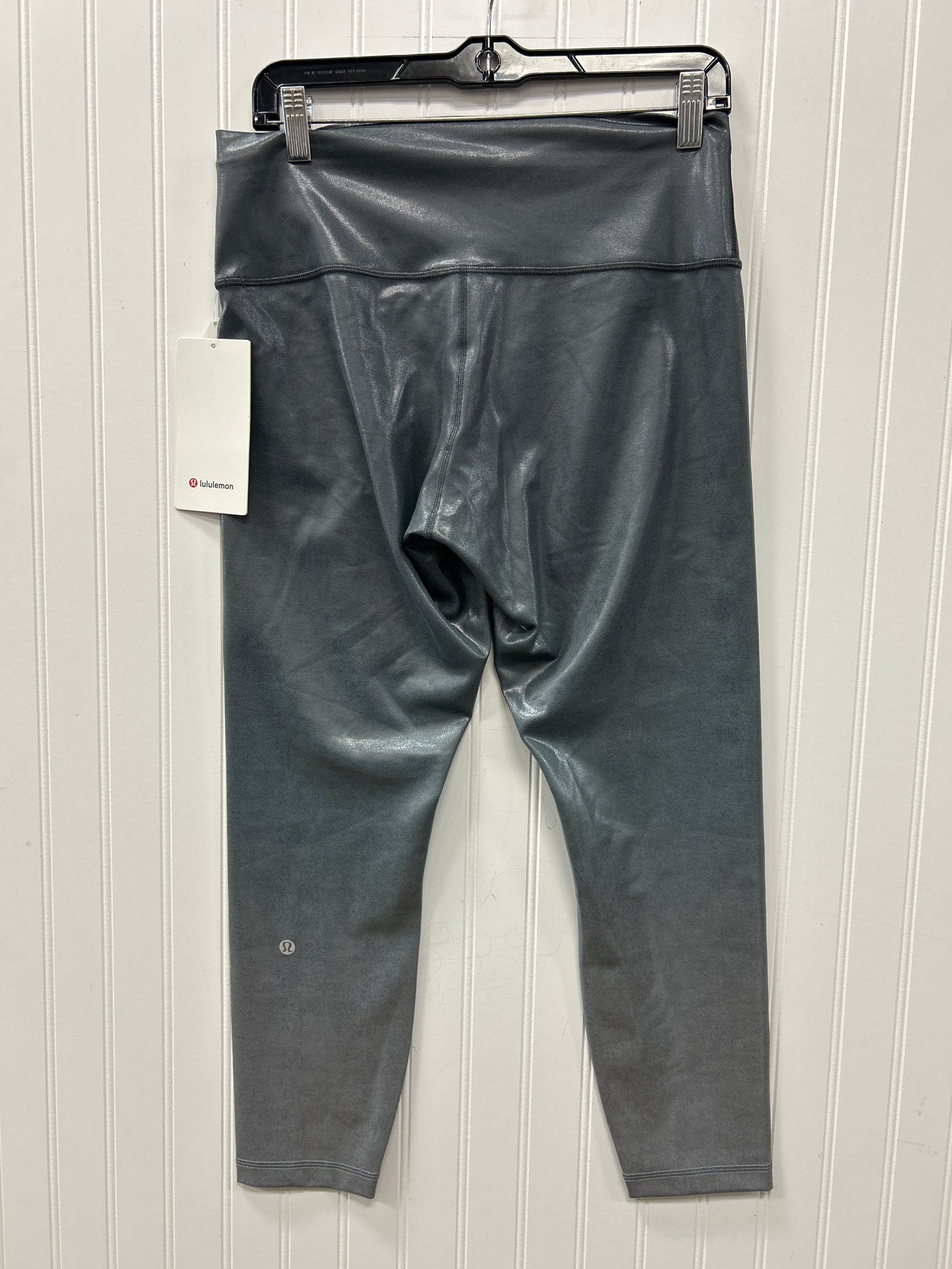 Athletic Leggings By Lululemon In Grey, Size:12