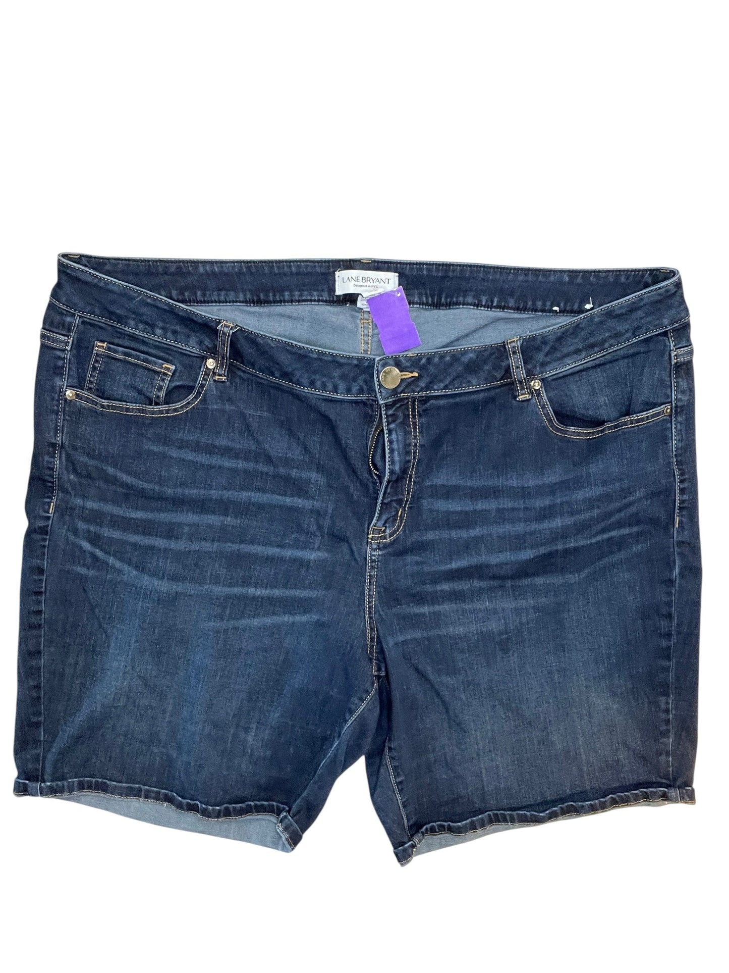 Shorts By Lane Bryant In Blue Denim, Size:3X