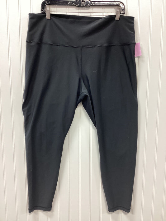 Athletic Leggings By Old Navy In Black, Size:1X