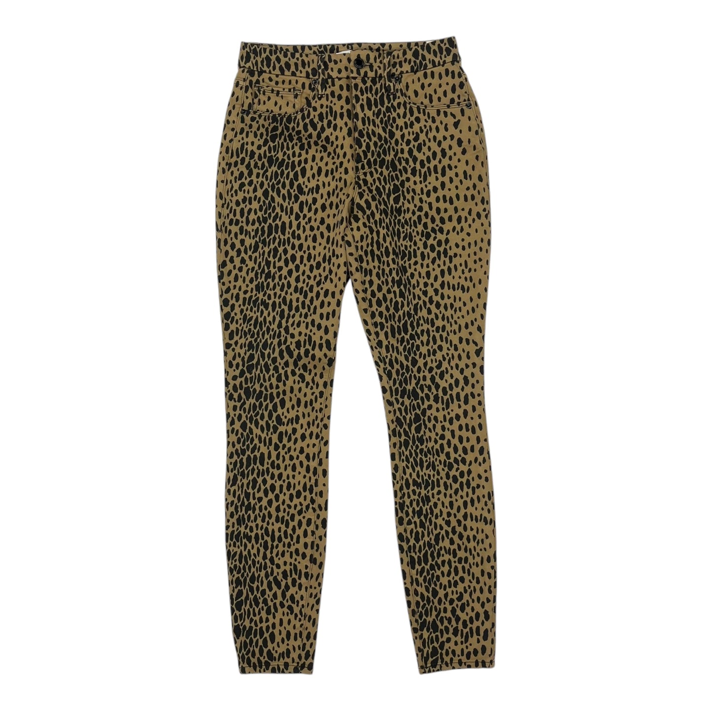 Jeans Skinny By Good American In Animal Print, Size:8