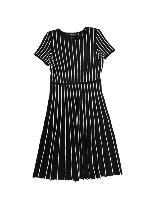 Dress Casual Midi By Ming Wang In Striped Pattern, Size:M