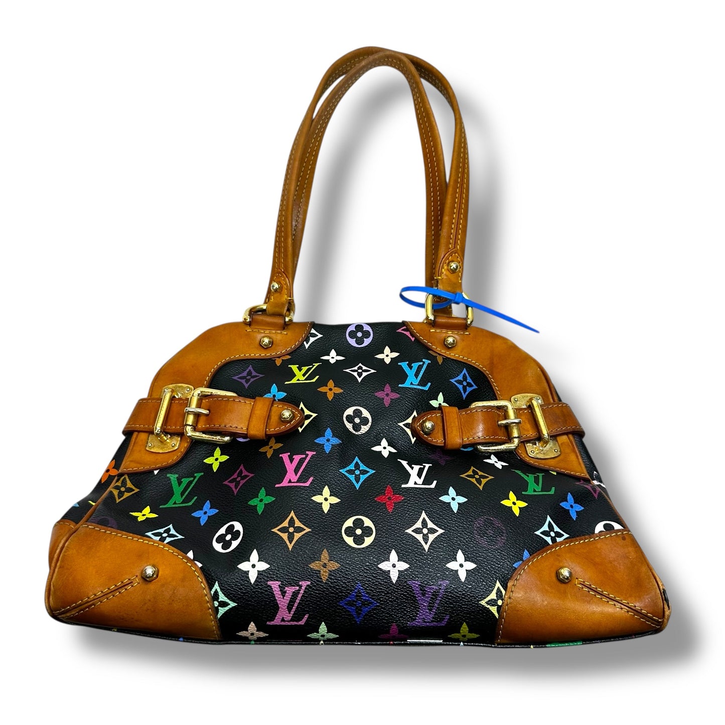 Final sale****Multi color Handbag Luxury Designer By Louis Vuitton, Size: Medium