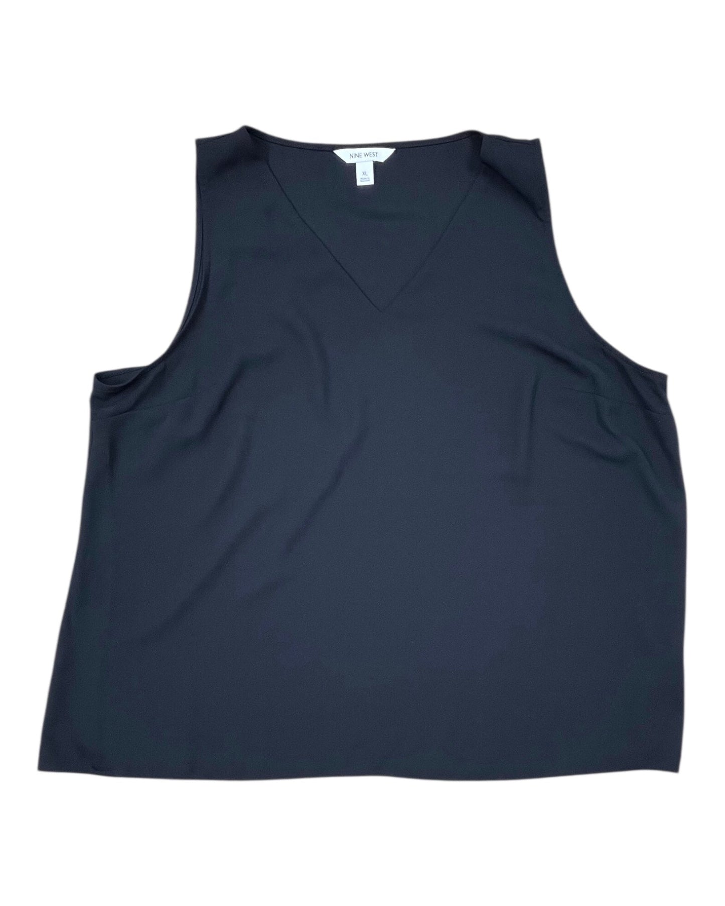 Top Sleeveless By Nine West In Black, Size:Xl