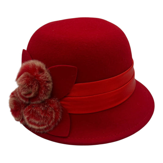 Hat Bucket By Clothes Mentor In Red