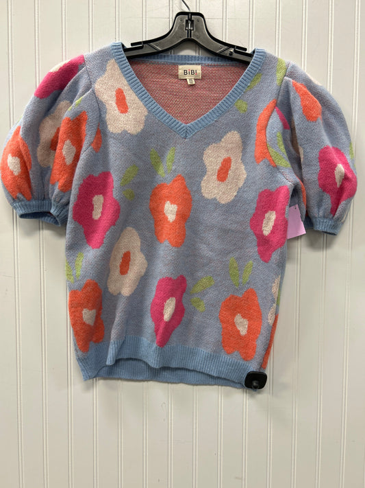 Sweater Ss By Bibi In Blue, Size:Xl