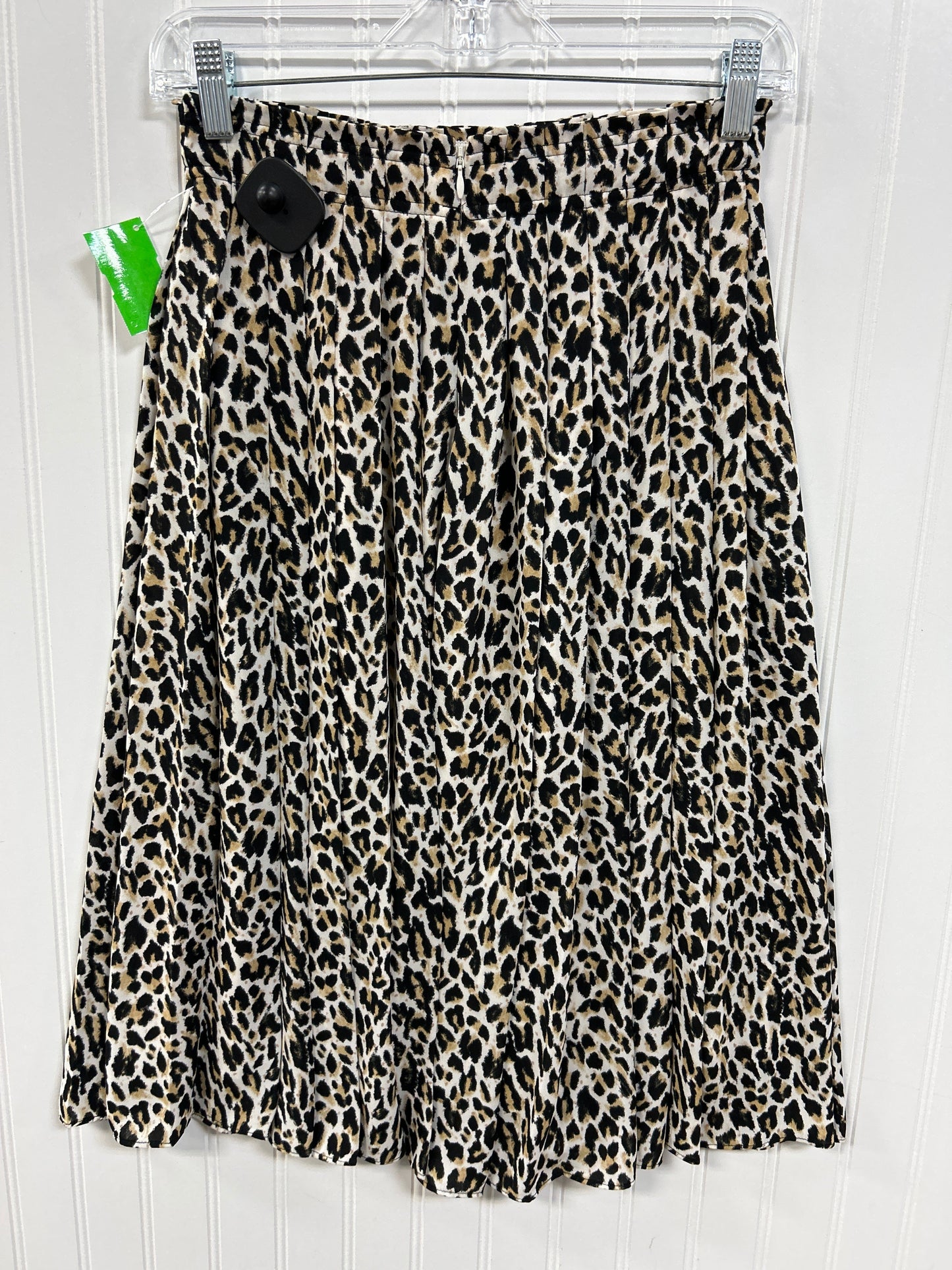 Skirt Midi By J. Crew In Animal Print, Size:0P