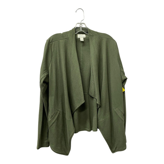 Cardigan By Caslon In Green, Size:1X