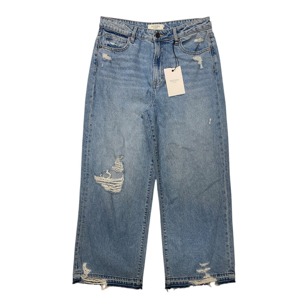 Jeans Wide Leg By Hidden In Blue Denim, Size:8