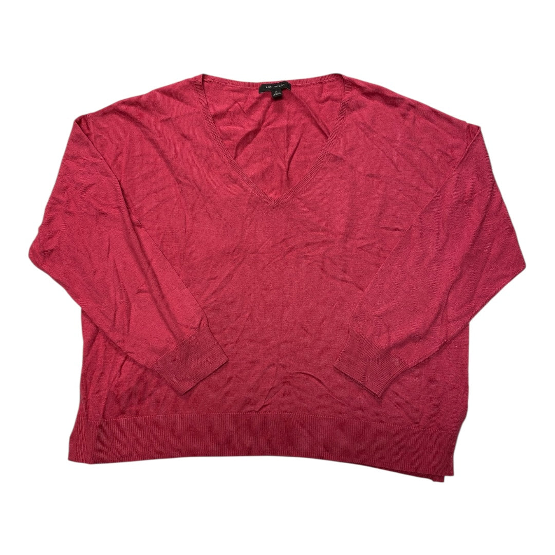 Sweater By Ann Taylor In Pink, Size:Xl