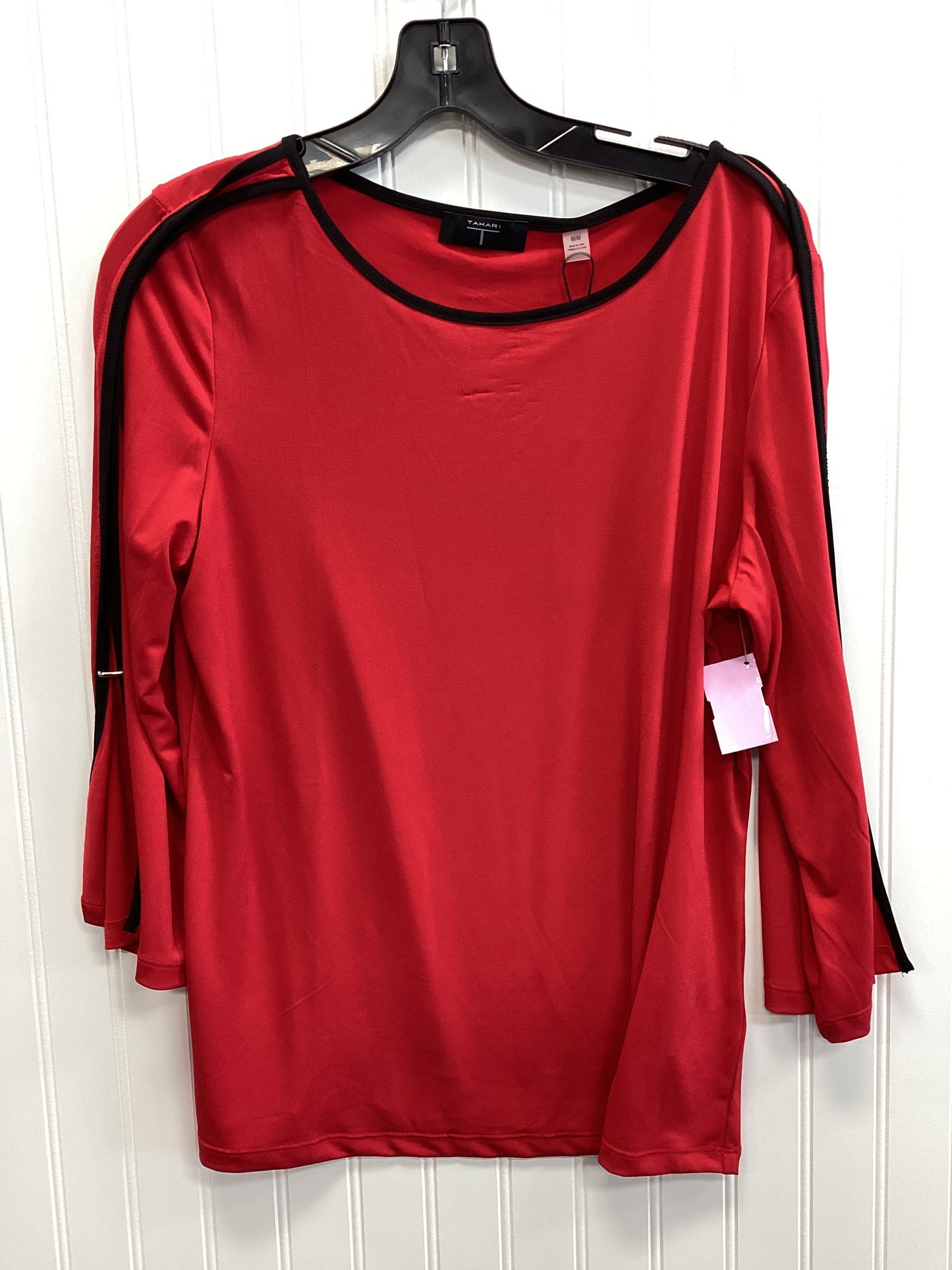 Top Ls By Tahari In Red, Size:M