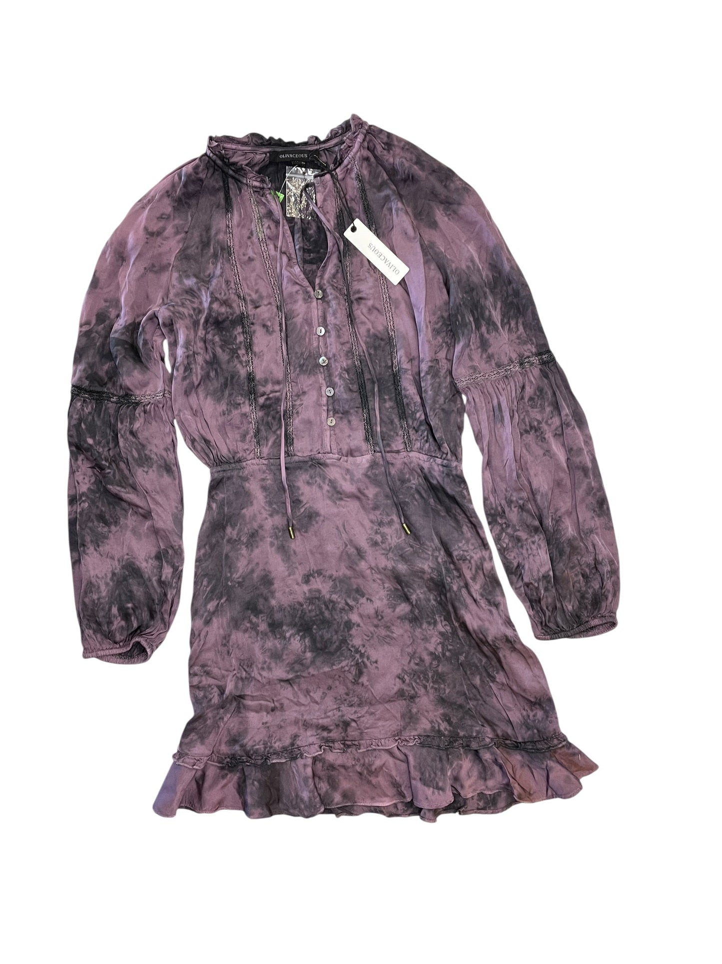 Dress Casual Short By Olivaceous In Purple, Size:M