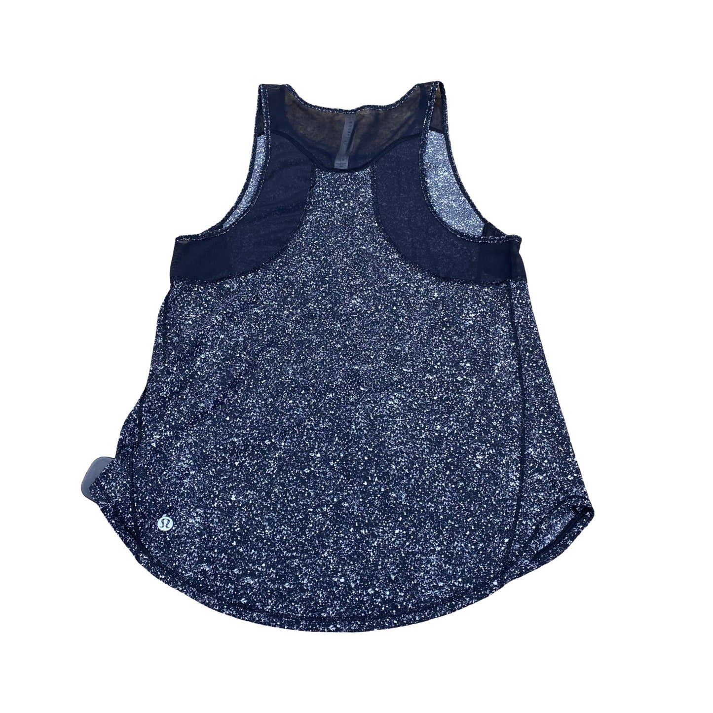 Athletic Tank Top By Lululemon In Black & White, Size:4