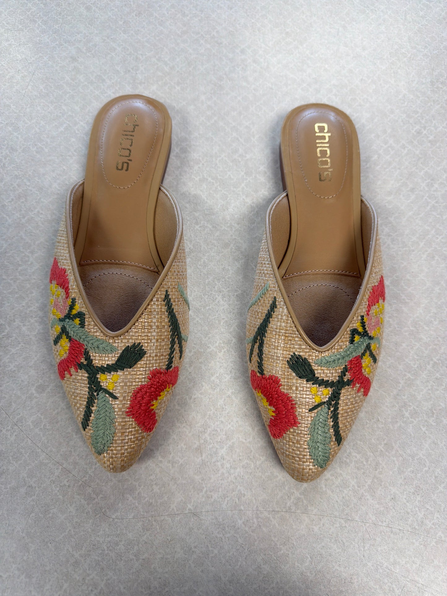 Shoes Flats By Chicos In Tan, Size:6.5