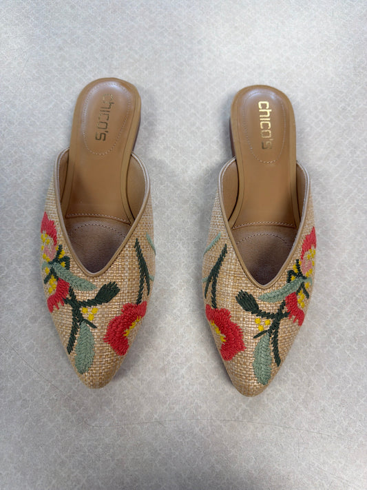 Shoes Flats By Chicos In Tan, Size:6.5