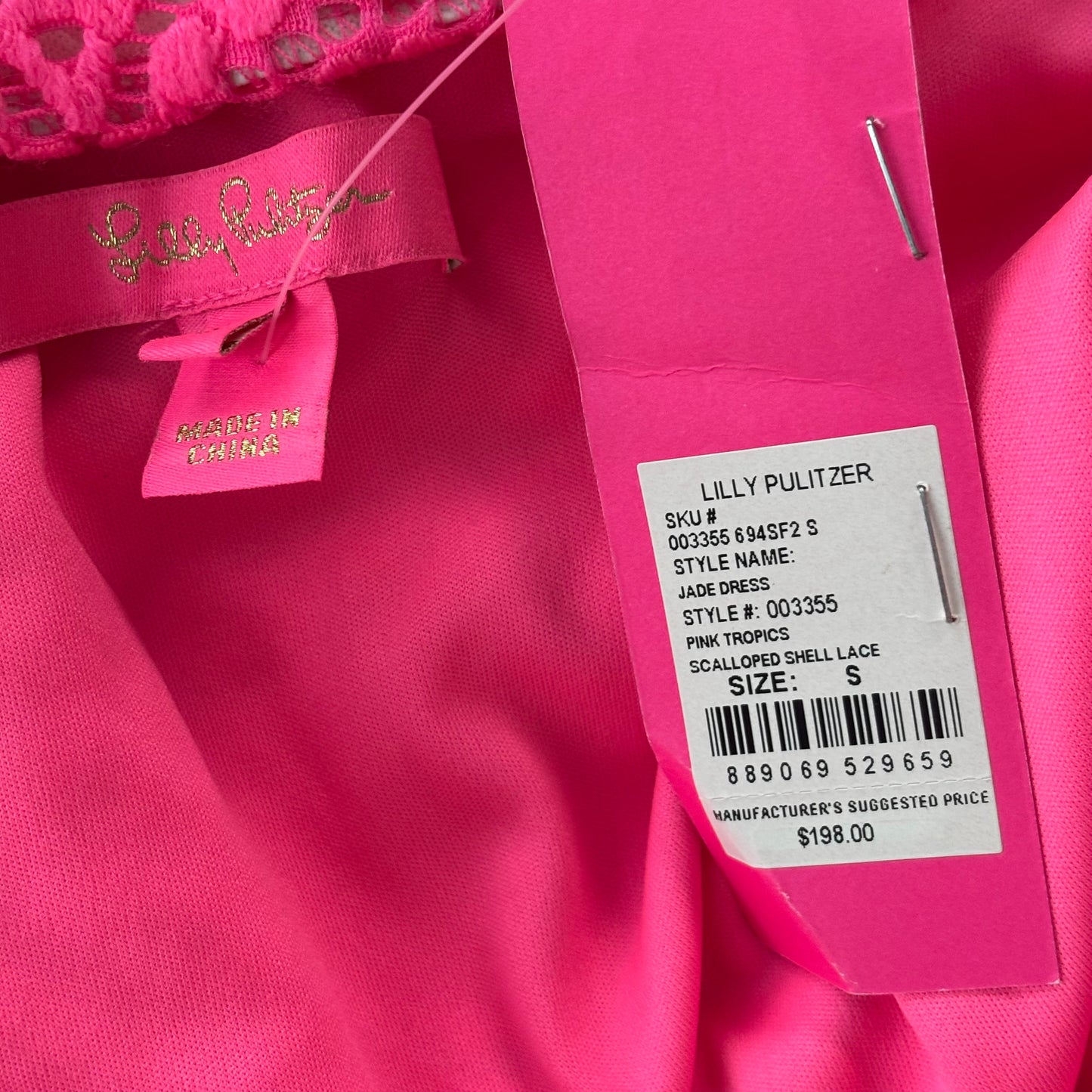 Dress Designer By Lilly Pulitzer In Pink, Size: S
