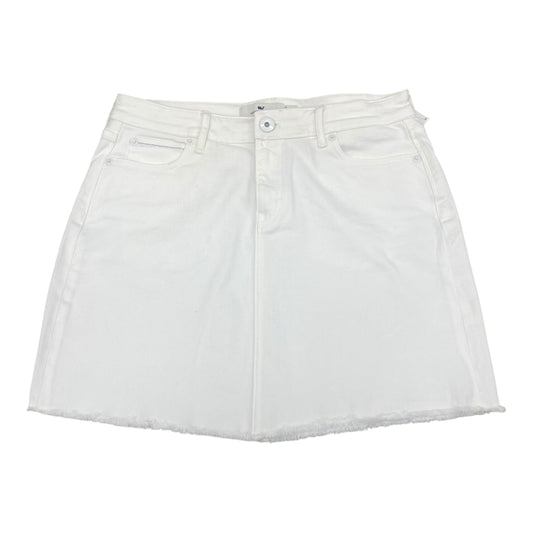 Skirt Mini & Short By Vineyard Vines In White Denim, Size:8