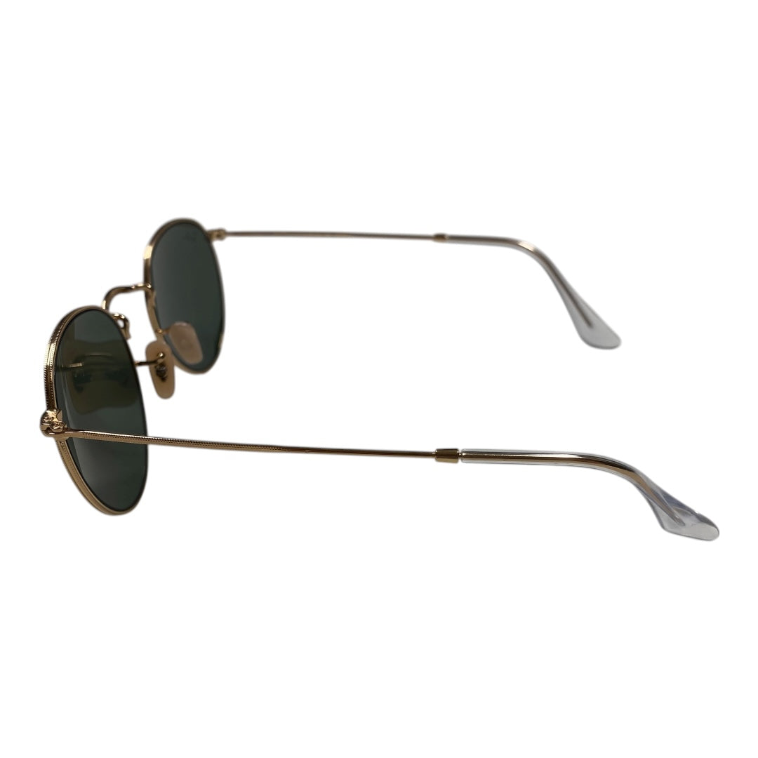 Sunglasses Designer By Ray Ban In Gold