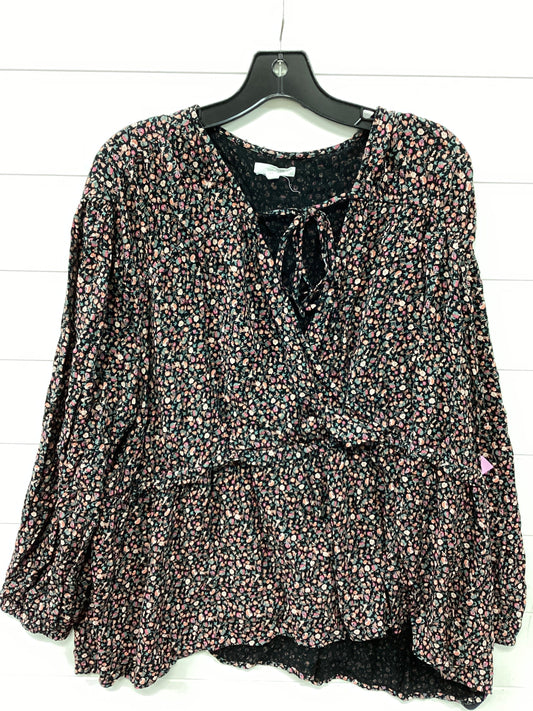 Top Ls By Maurices In Black, Size:4X