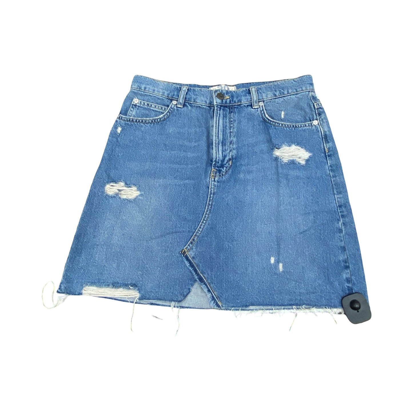 Skirt Mini & Short By We The Free In Blue Denim, Size:8