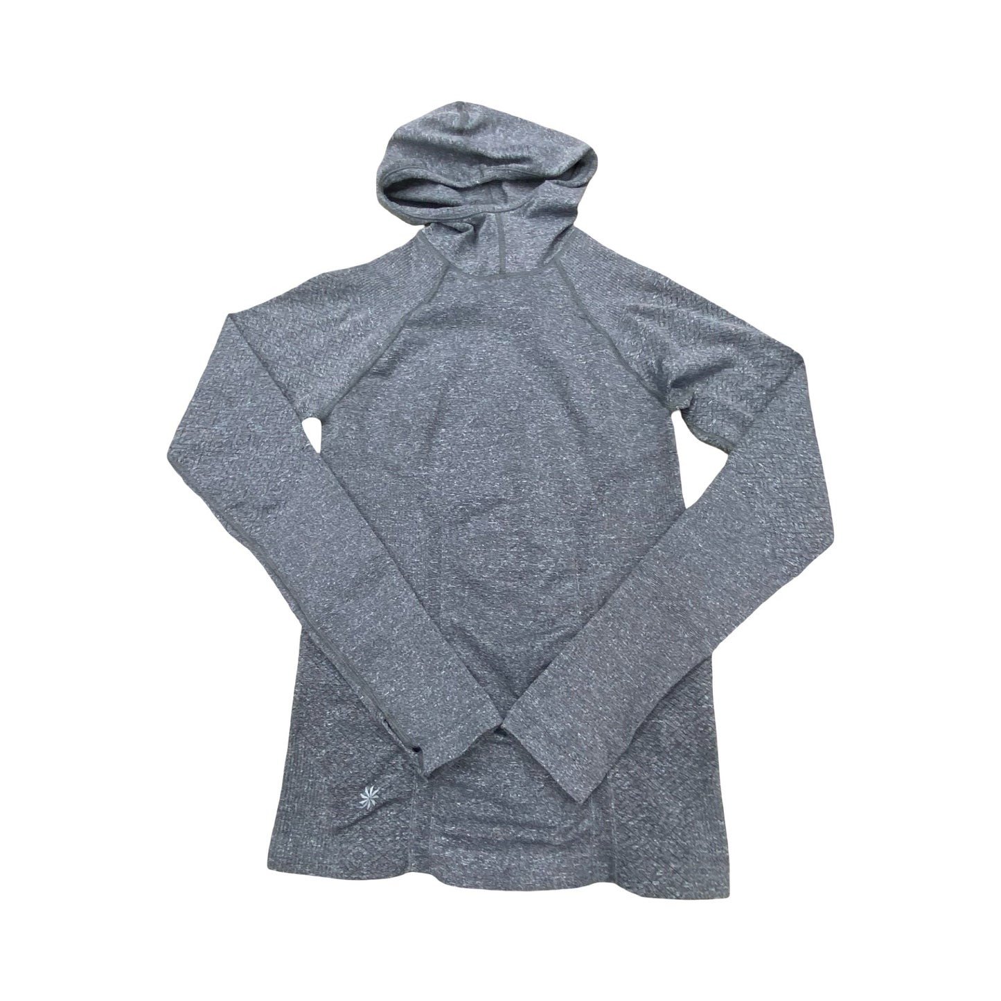 Athletic Top Ls Hoodie By Athleta In Grey, Size:S