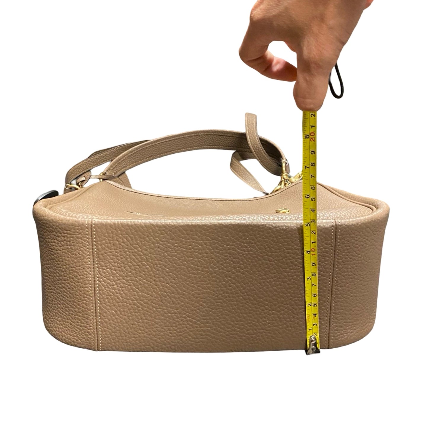 Handbag Designer By Coach In Taupe, Size:Large