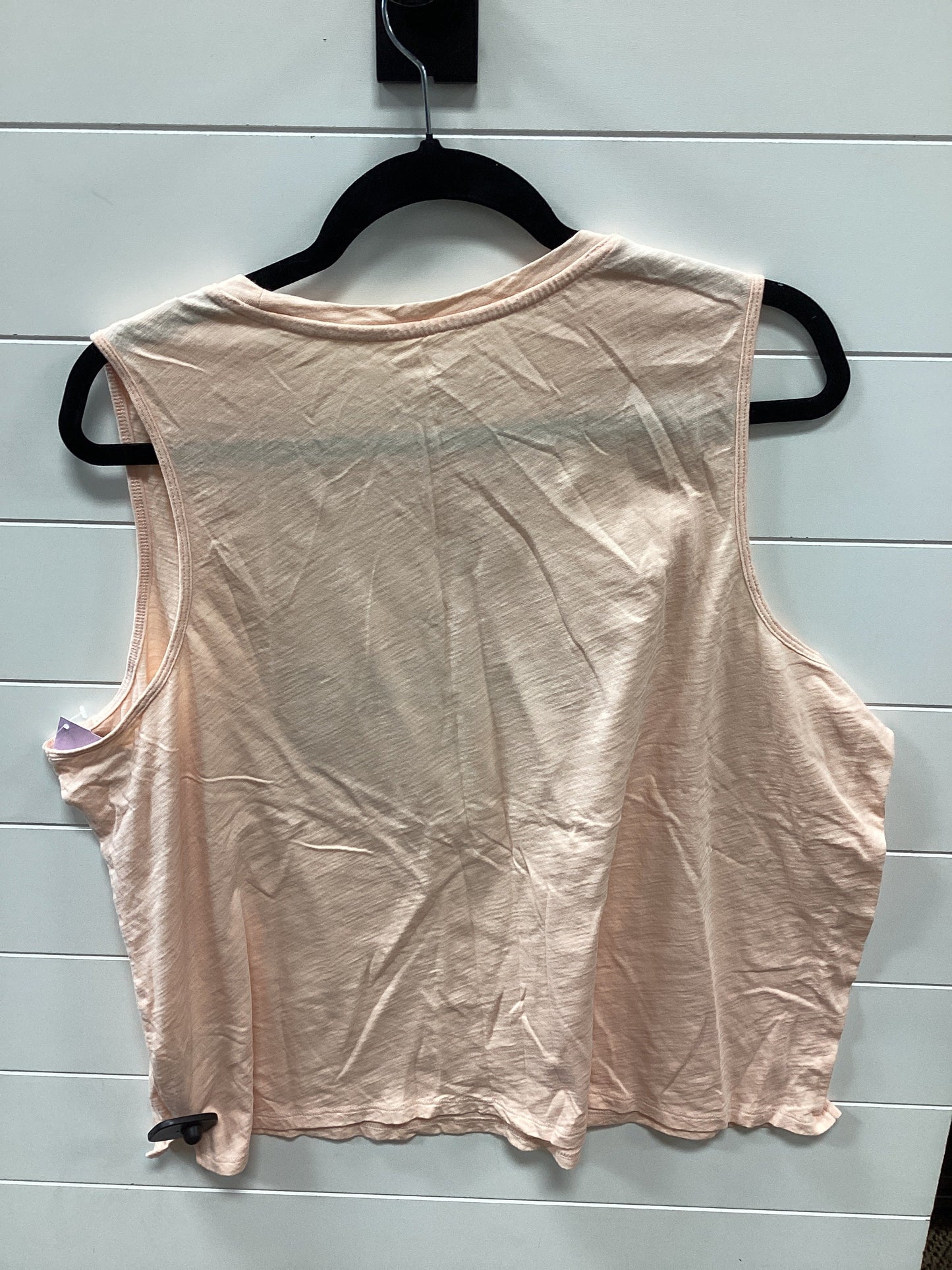Tank Top By Old Navy In Peach, Size:2X