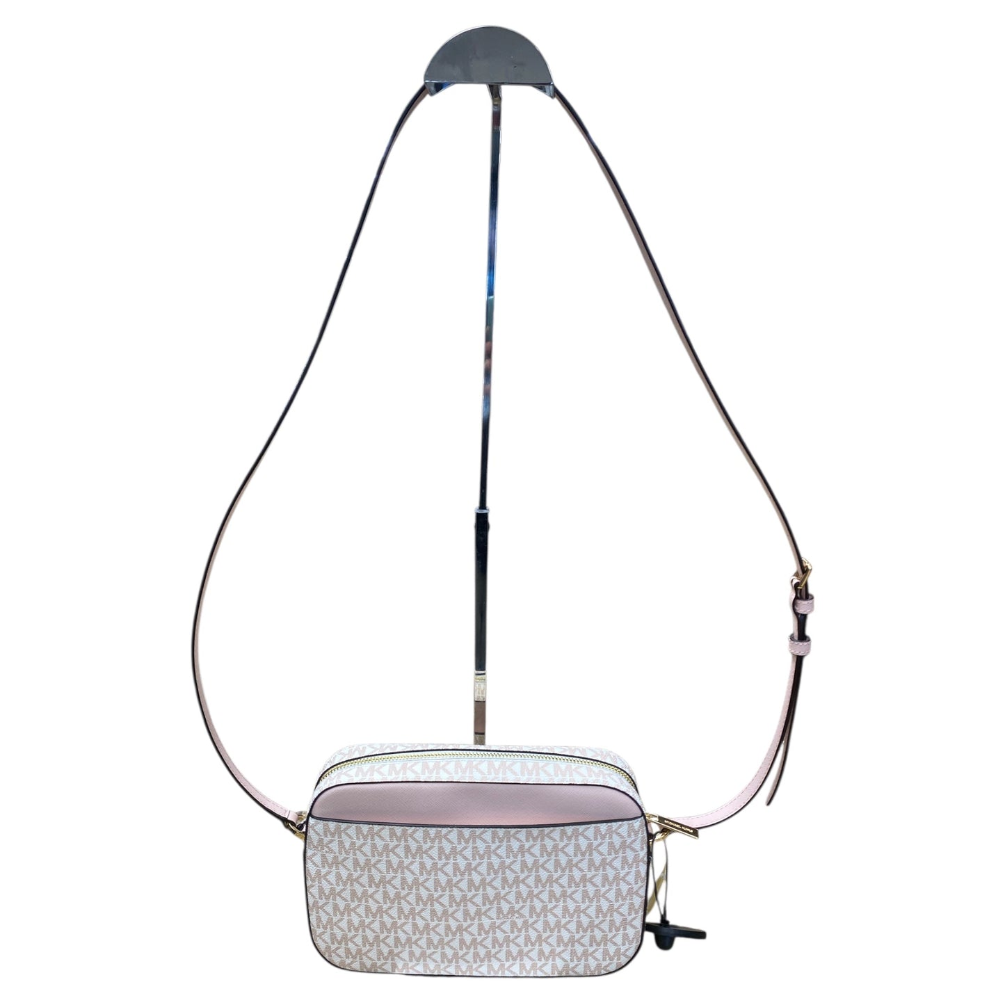 Handbag Designer By Michael Kors In Rose Gold, Size:Medium