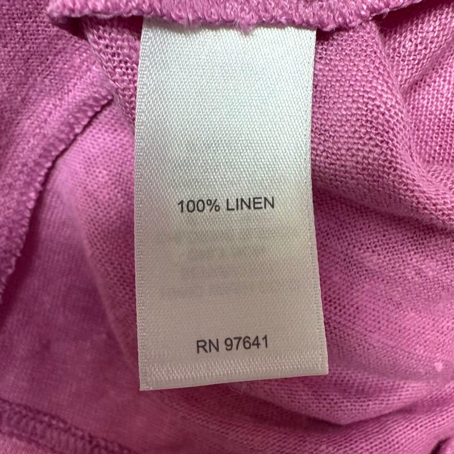 Linen Top Short Sleeve By J. Jill In Pink, Size: M