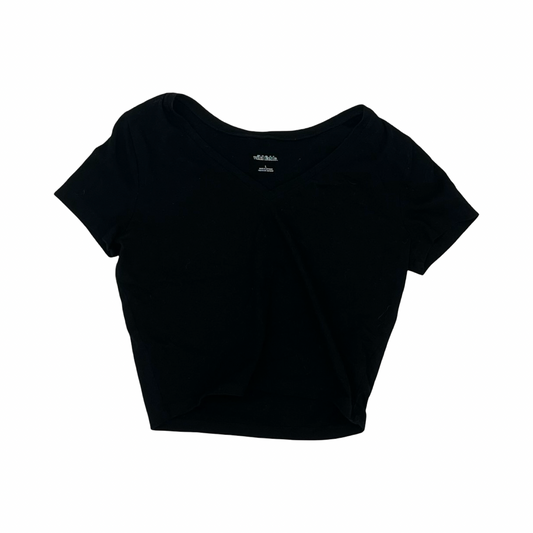 Top Ss Basic By Wild Fable In Black, Size:L