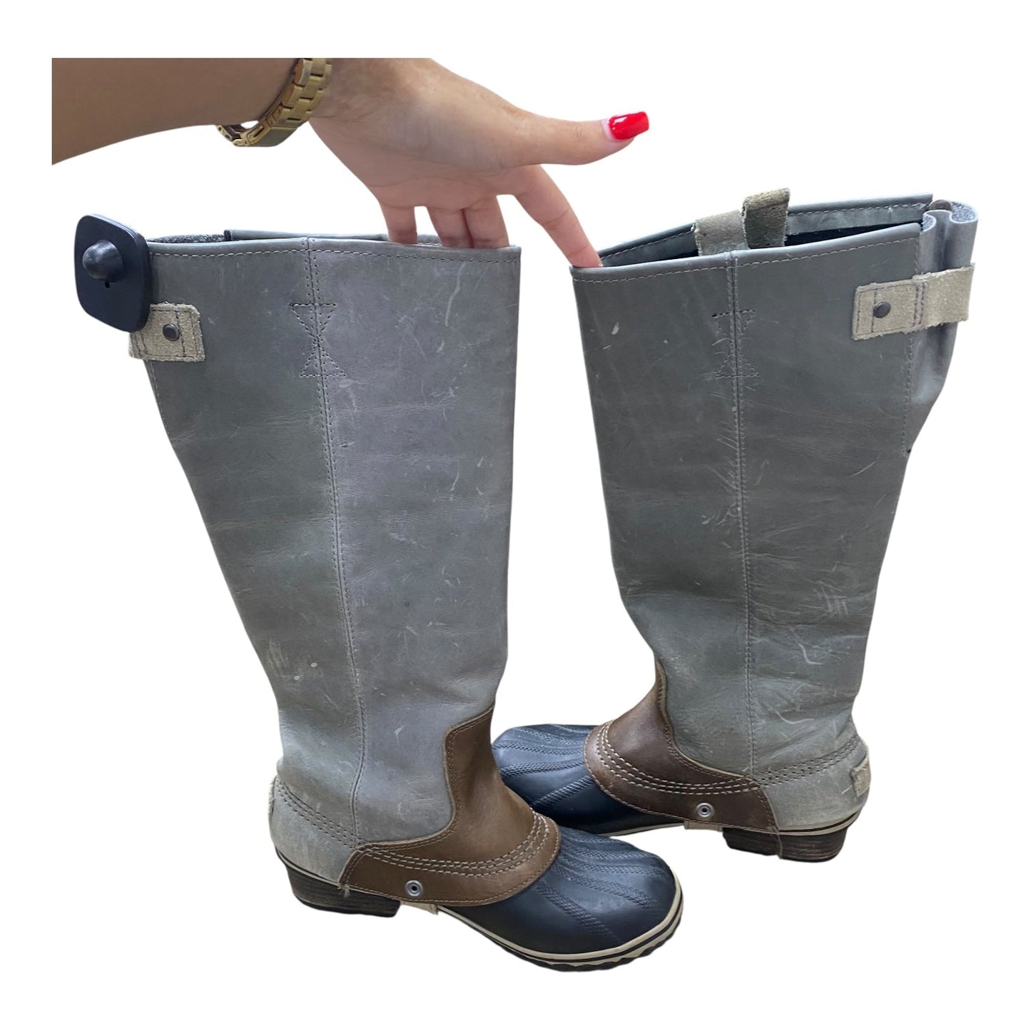 Boots Designer By Sorel In Multi, Size:7