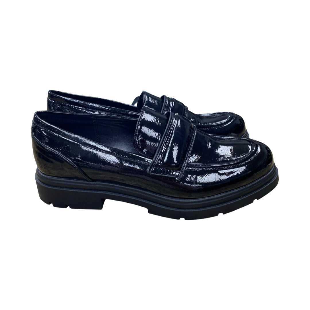 Shoes Flats By Cmc In Black, Size:10