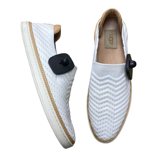 Shoes Designer By Ugg In Tan & White, Size:10