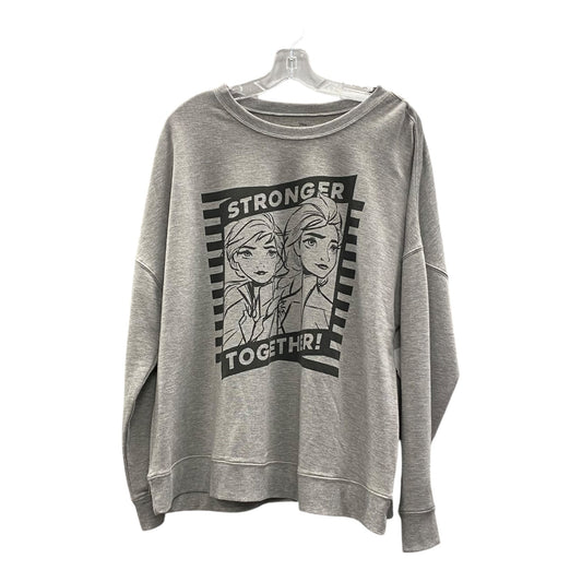 Top Ls By Disney Store In Grey, Size:2X