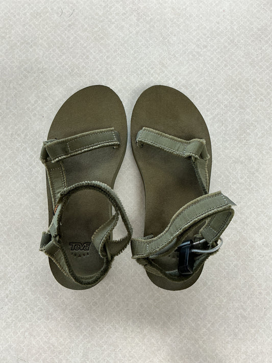 Sandals Sport By Teva In Green, Size:7