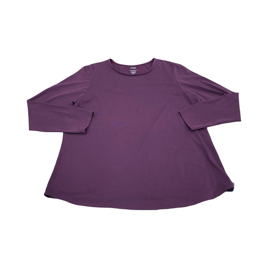 Top Ls By Pure Jill In Purple, Size:L