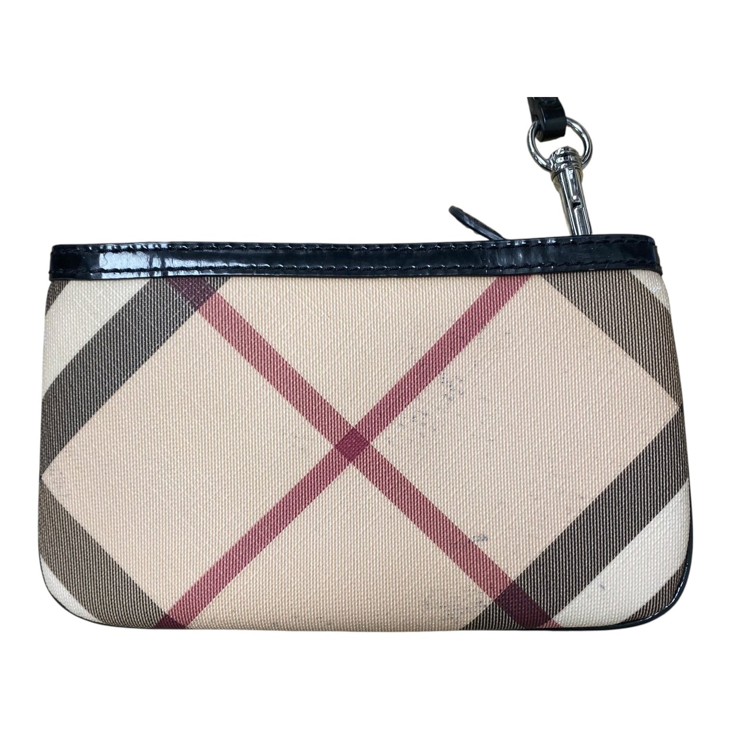 Wristlet Luxury Designer By Burberry In Plaid Pattern, Size:Small