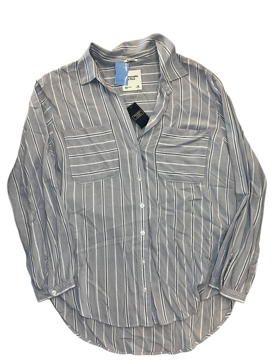 Top Ls By Abercrombie And Fitch In Striped Pattern, Size:M