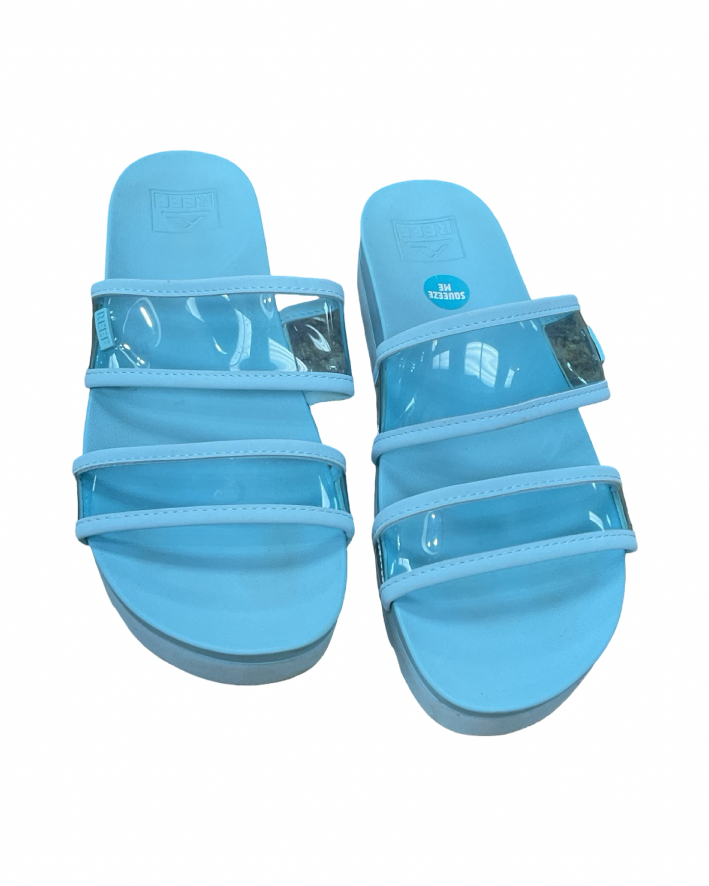 Sandals Flats By Reef In Blue, Size:9